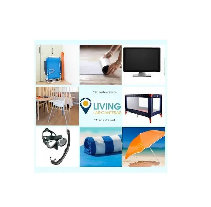 아파트 Living Las Canteras Homes - South Facing & Parking 라스팔마스